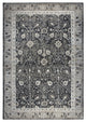 Rizzy Home Panache PN6966 Black Motif Distress Area Rug, Runner 2'3" X 7'7"