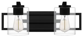 Quoizel LANS8618 Lansdowne 2 Light 18"W Bathroom Vanity Light - Matte Black