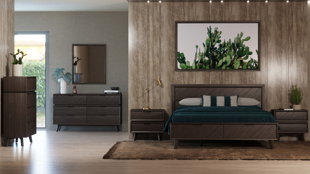 Modrest Roger Mid-century Acacia Dresser