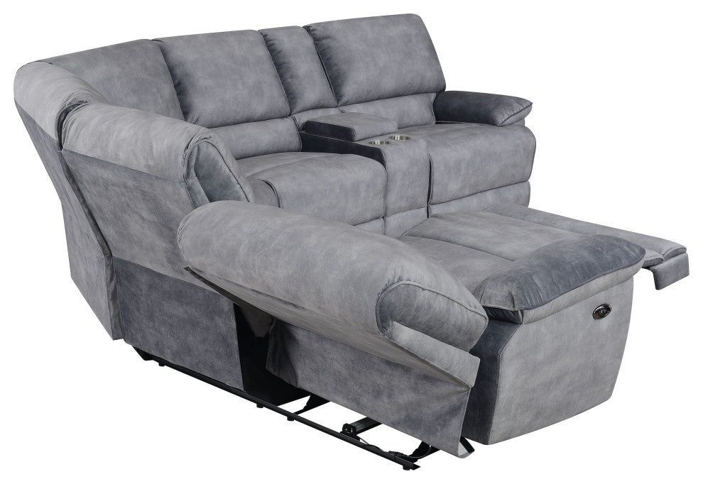 Simone Power Reclining Sectional