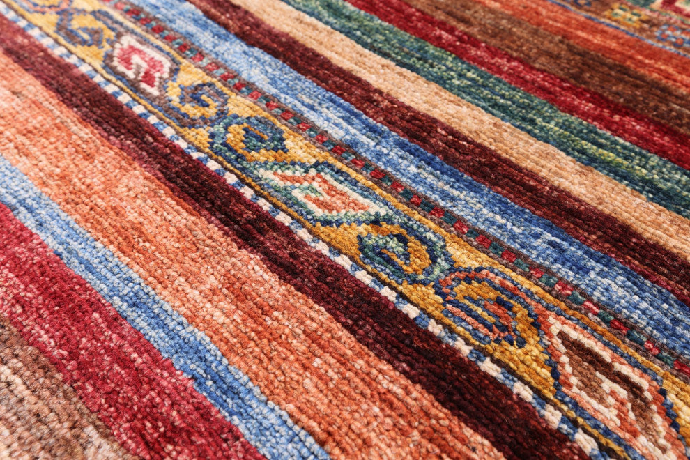 2' 7" X 4' 1" Khorjin Super Kazak Hand-Knotted Wool Rug - Q12344