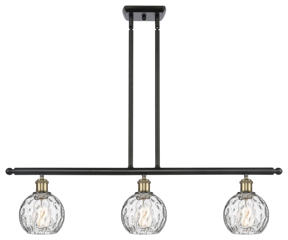 Innovations 516-3I-BAB-G1215-6 3 Light Island Light, Black Antique Brass