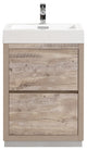 Bliss 24" Free Standing Bathroom Vanity, Nature Wood