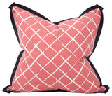 Howard Elliott Madcap Cottage Cove End Rhubarb 24" x 24" Pillow