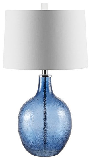 Safavieh Nadine Glass Table Lamp Blue
