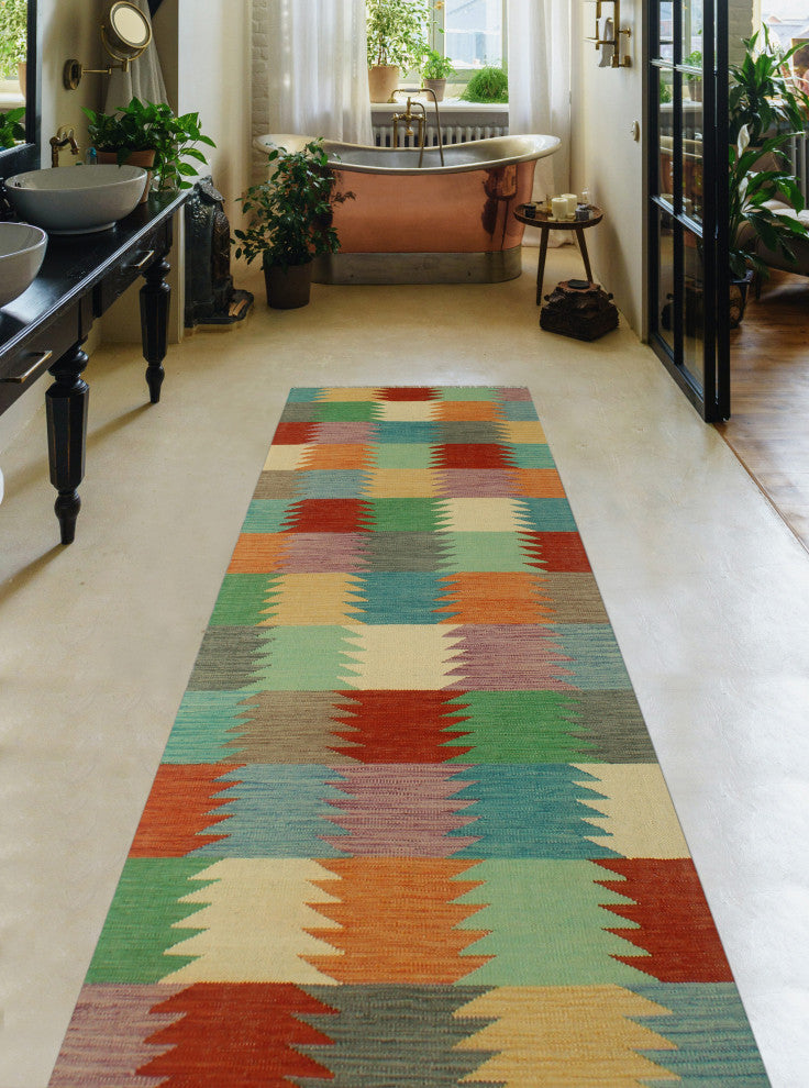 Winchester Kilim Elianny Orange Runner
