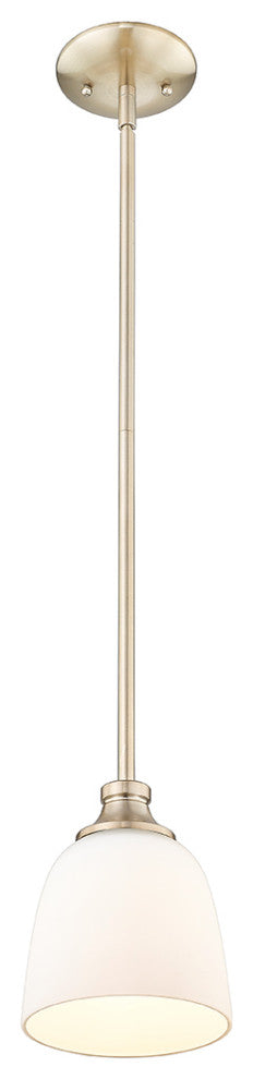 Alberta 1 Light 6" Modern Gold Mini-Pendant