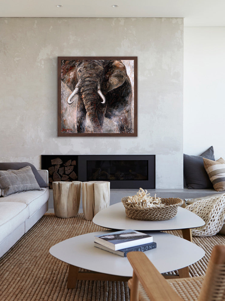 Marmont Hill, "Brave" by Bergerac Framed Painting Print, 32x32