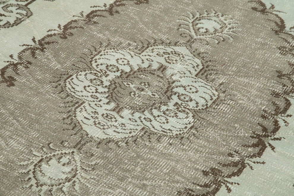 Rug N Carpet - Handmade Turkish 5' 2" x 8' 6" Decorative Overdyed Area Rug