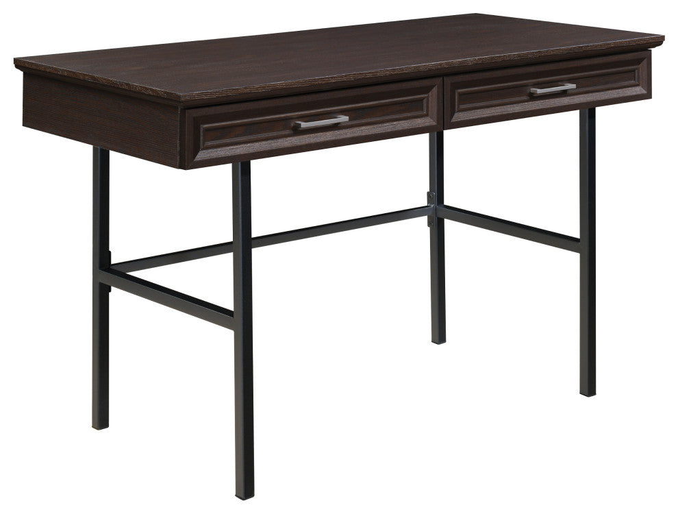 Jefferson Writing Desk With Lockdowel Fastening System, Espresso Finish