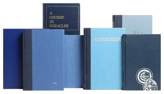 Decorative Books - Denim Book Wall - Set of 100 Blue Books