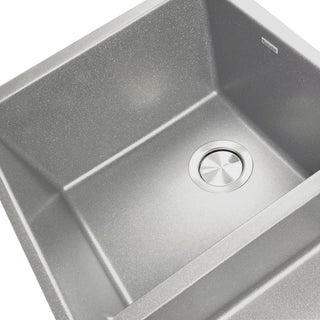 Nantucket Sinks PR5050-LDTI Low Divide 50/50 Double Bowl Undermount Granite Com