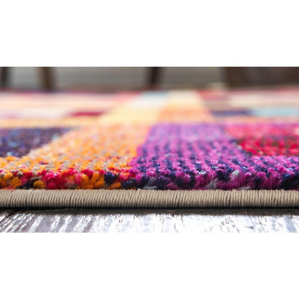 Rug Unique Loom Estrella Multi Rectangular 3' 3 x 5' 3