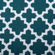 DII Polyester Cube Lattice Teal Square 11x11x11"