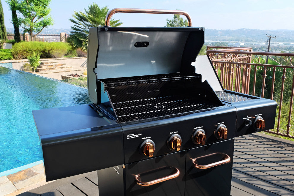 Kenmore 4 Burner Gas Grill with Searing Side Burner
