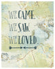"Map Sentiments III" Digital Paper Print by Katie Pertiet, 30"x37"