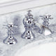 Water Creation Modern Classic Widespread Lavatory Faucet With Pop-Up Drain