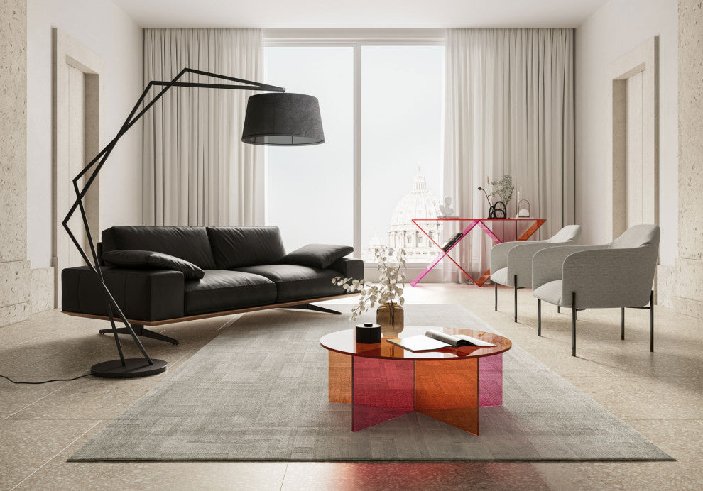 Carlisle Sofa, Jet Black Leather