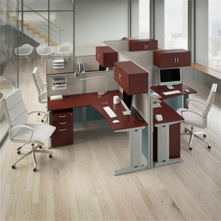 Office in an Hour Mobile File Cabinet in Hansen Cherry - Engineered Wood
