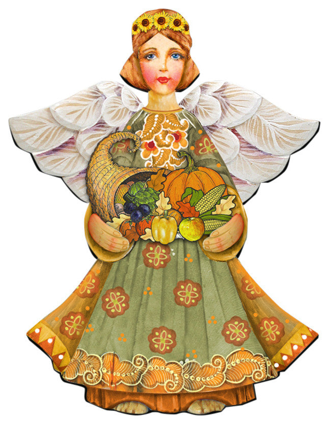 Fall Angel Door Hanger