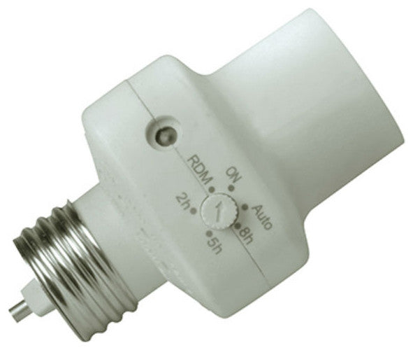 Woods 59406 Indoor Light Control Socket with Timed Photocell
