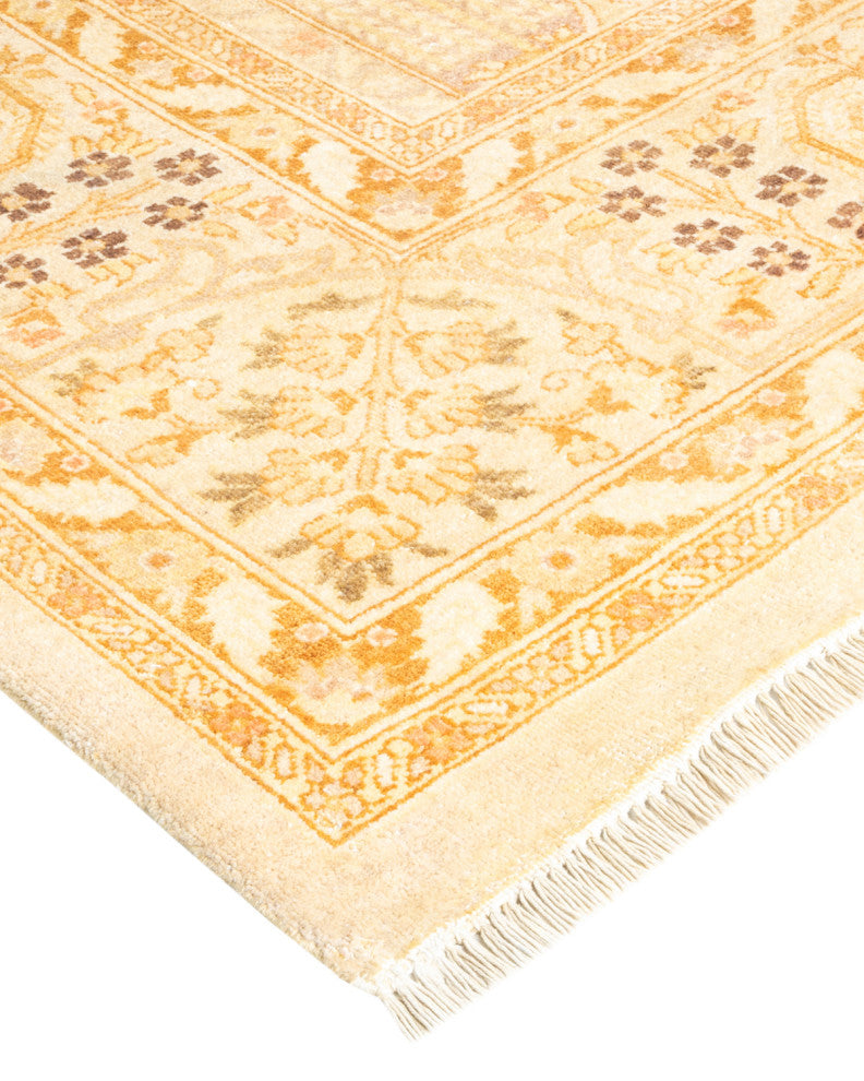 Mogul, One-of-a-Kind Hand-Knotted Area Rug Ivory, 6' 2" x 9' 2"