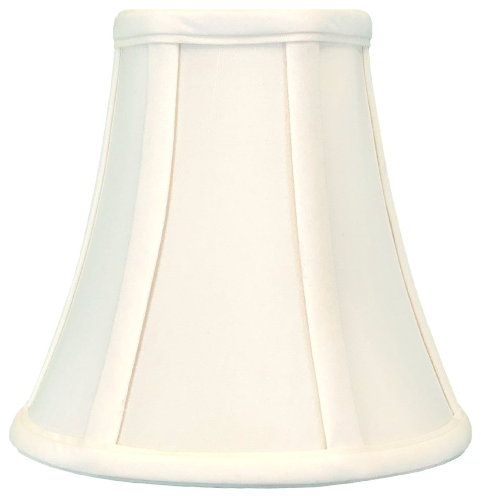 Royal Designs True Bell Basic Lamp Shade, Round Clip Fitter, Eggshell, 3.75x7x6