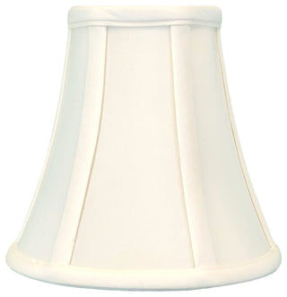 Royal Designs True Bell Basic Lamp Shade, Round Clip Fitter, Eggshell, 3.75x7x6