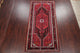 Persian Nahavand Wool Hand-Knotted Oriental Area Rug, Red, 10'0"X4'11"