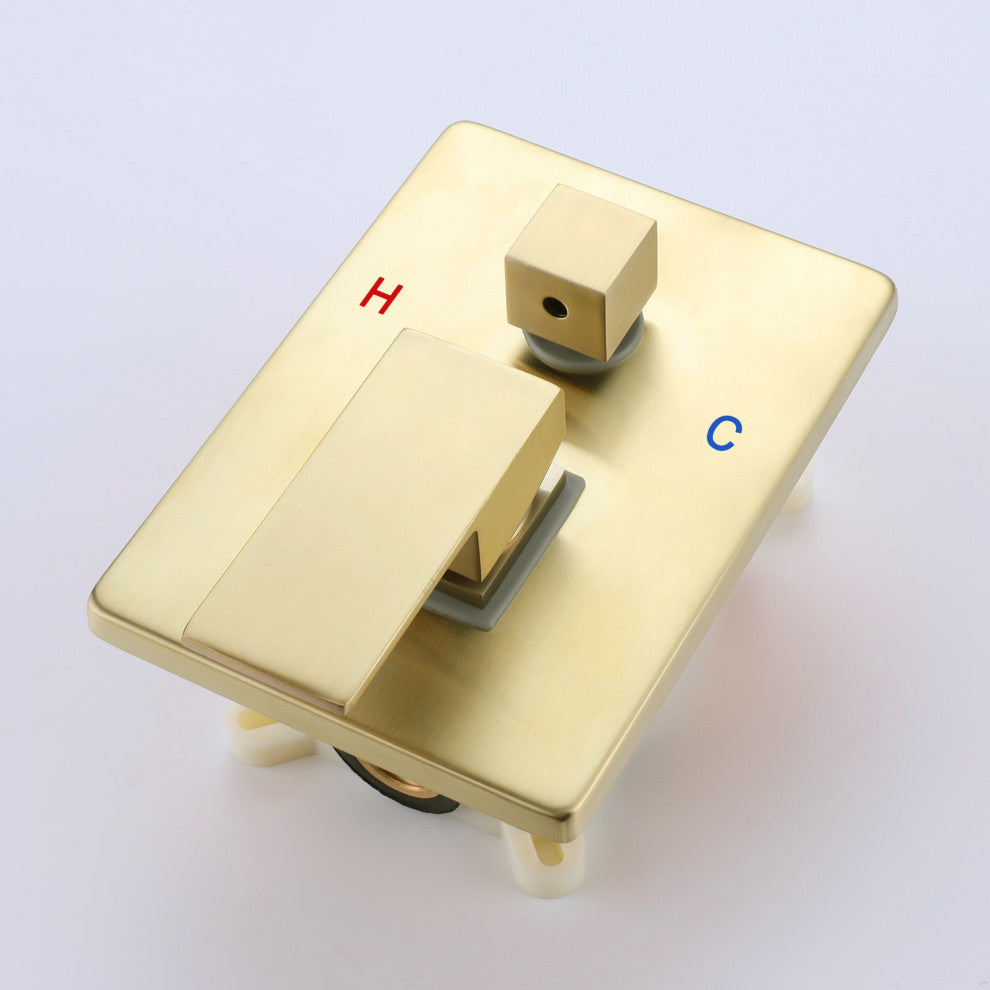 Wall Mounted Complete Shower System with Rough-In Valve