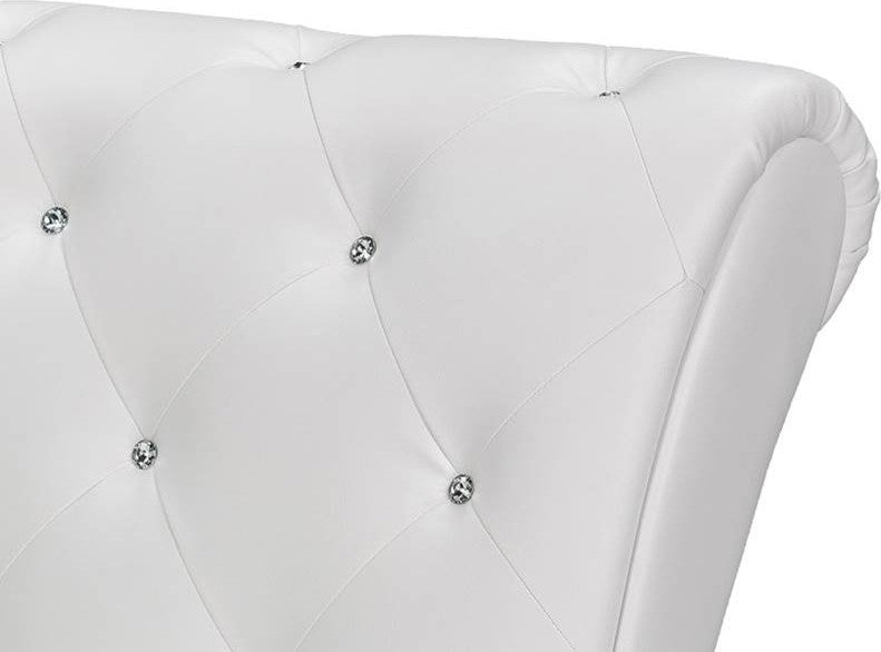 Close-up of tufted button detail on white background (alternate_white_close).