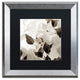 Alan Blaustein ''Florison 54'' Art, Silver Frame, Black Mat, 16x16