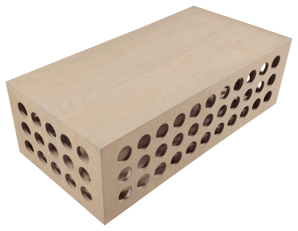 Kinsley Oak Veneer Coffee Table, Natural