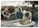 "Job and His Three Friends" Digital Paper Print by James Tissot, 24"x17"