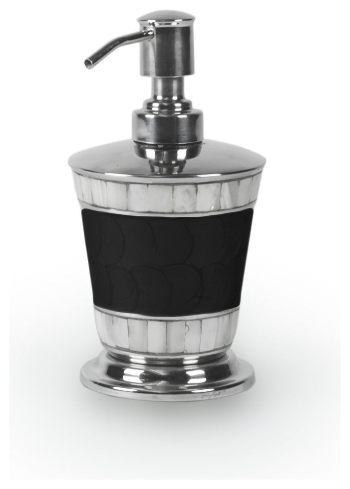 Classic 7" Soap or Lotion Dispenser, Caviar