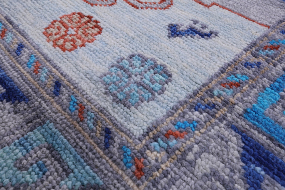 Handmade Kazak Wool Rug 9' 2" X 12' 1" - Q13293