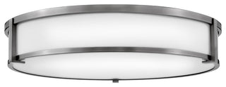 Hinkley Lighting 3244 Lowell 4 Light 24"W Flush Mount Drum - Antique Nickel