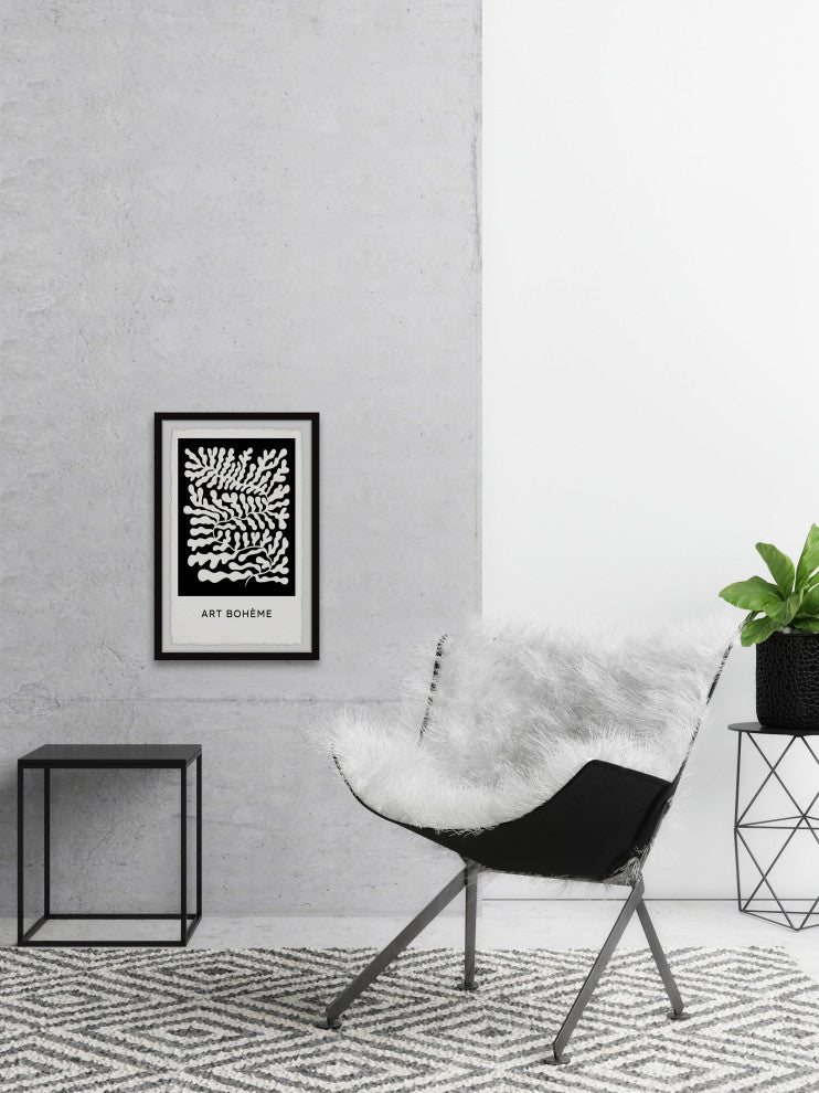"Fern Collage" Framed Painting Print, 8x12