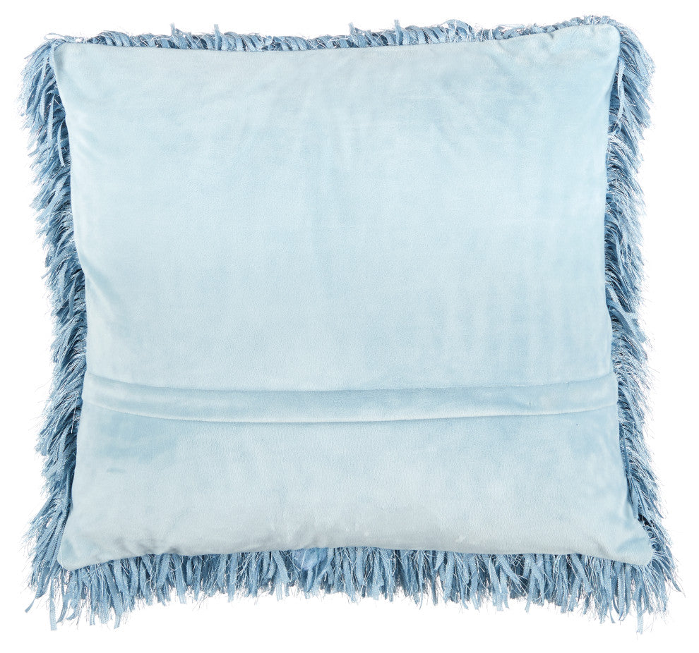 Mina Victory TL048 Throw Pillow, Ocean, 20" x 20"
