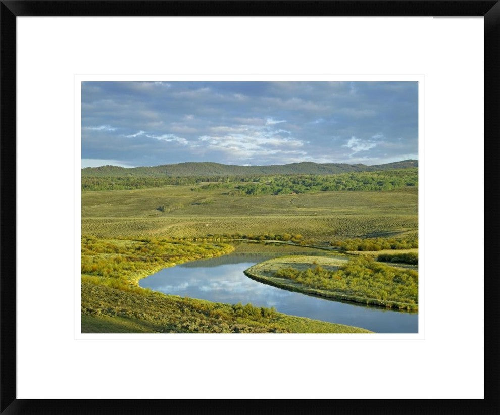 Cloudy Skies Over Green River, Bridger-Teton National Forest, Wyoming, 22"x18"