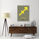 "Sagittarius Zodiac Sign Yellow" Fine Art Print