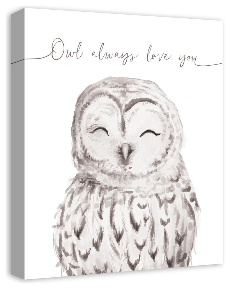 Owl Always Love You 16x20 Canvas Wall Art