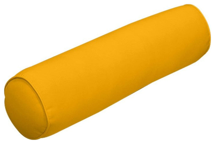 |COVER ONLY| Outdoor Piped Trim Large 26" x 6" Bolster Pillow Slipcover AD108