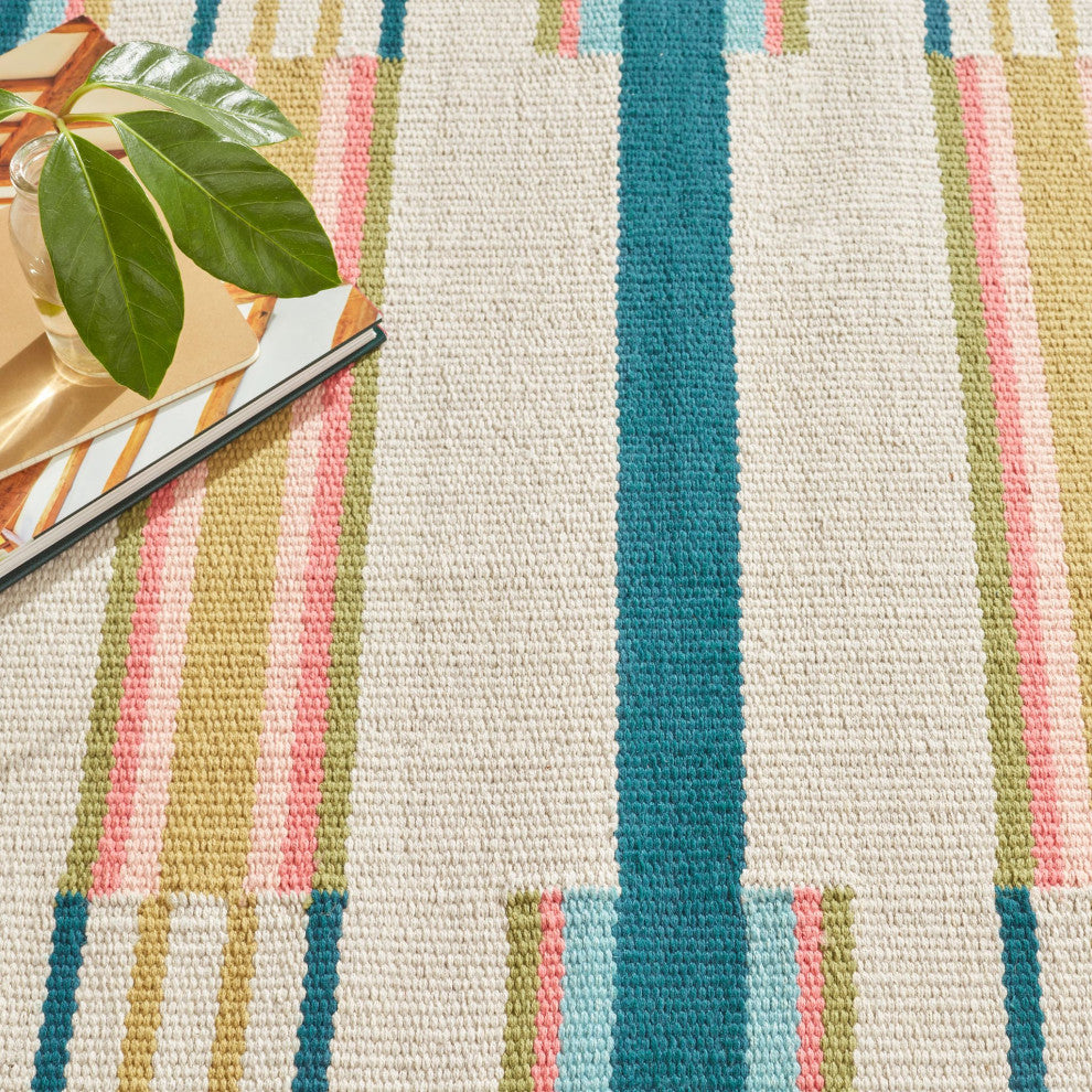 Dash & Albert Everly Multi Handwoven Cotton Rug, Multi, 8' x 10'