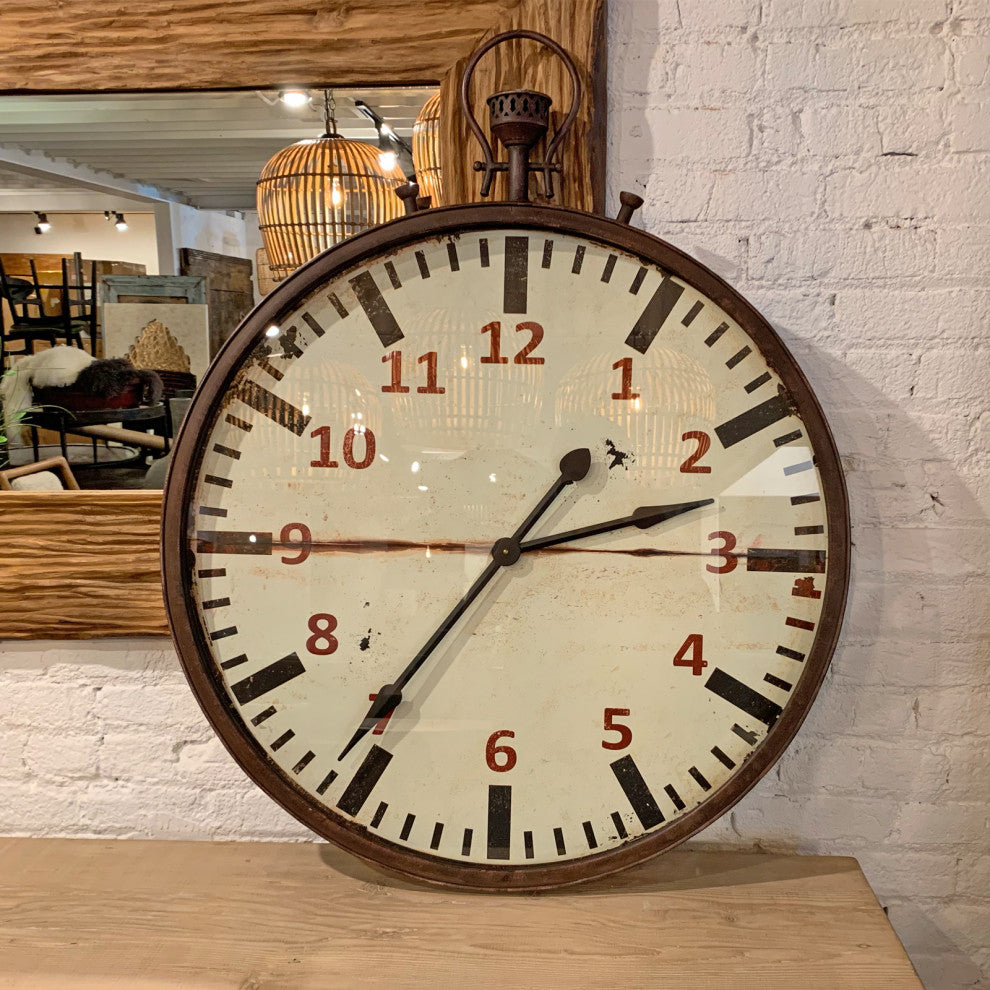 Vintage Style Stopwatch Clock