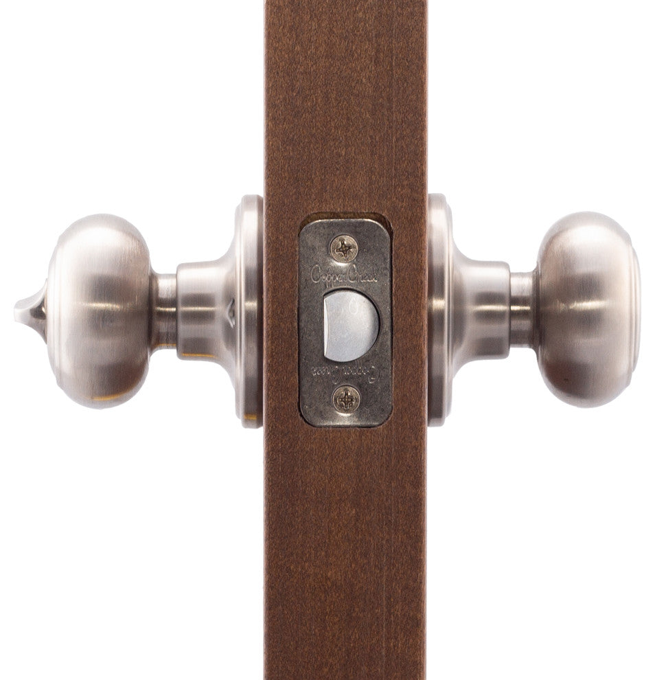 Keyed Entry Knob, Satin Stainless