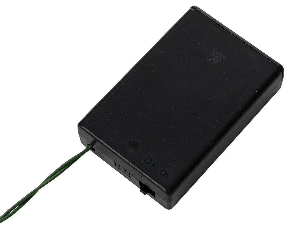 24"D Pre-Lit Snow Flocked Christmas Wreath With Warm White LED Light