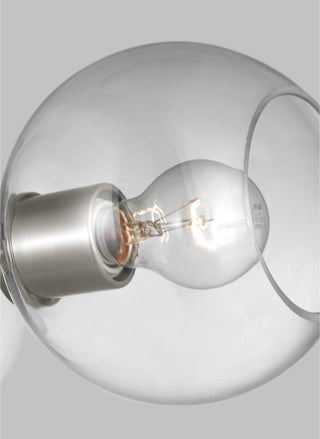 Codyn Three Light Semi-Flush Convertible Pendant, Brushed Nickel