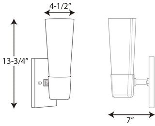 Zura Collection 1-Light Bath and Vanity, Polished Chrome