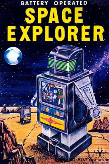 Space Explorer- Canvas Poster 20" x 30"